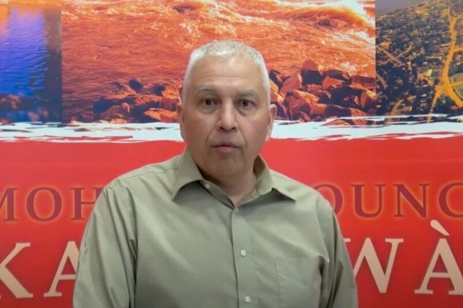 Commissioner of public safety Lloyd Phillips during a live meeting aired on March 16, 2020.