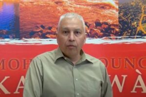 Commissioner of public safety Lloyd Phillips during a live meeting aired on March 16, 2020.