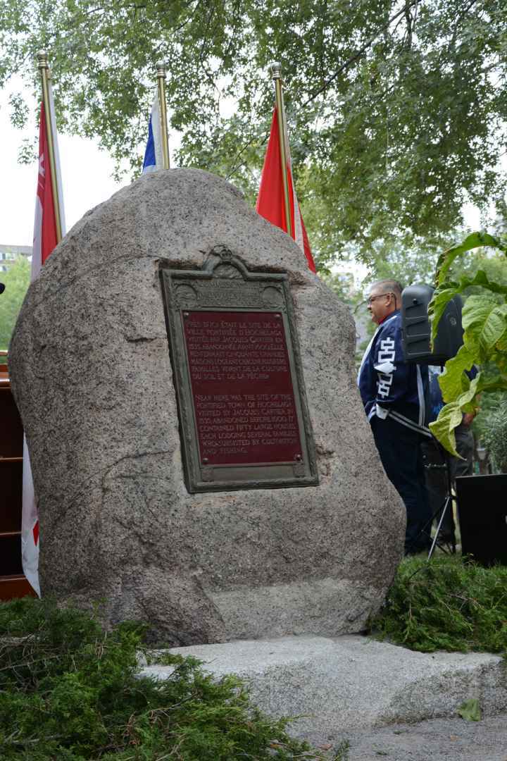 Those visiting or studying at McGill will no longer be ignorant of the presence of one of the most important symbols of the First People's presence on the island of Montreal, after the Hochelaga Rock was moved to a prominent spot at the university along its main driveway.