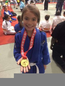 Karonhiaroroke Phliips is among the crew of local judokas training out of Tritton Performance continue to snag medals and look like young athletes to watch in 2018. (Courtesy Nick Tritton)