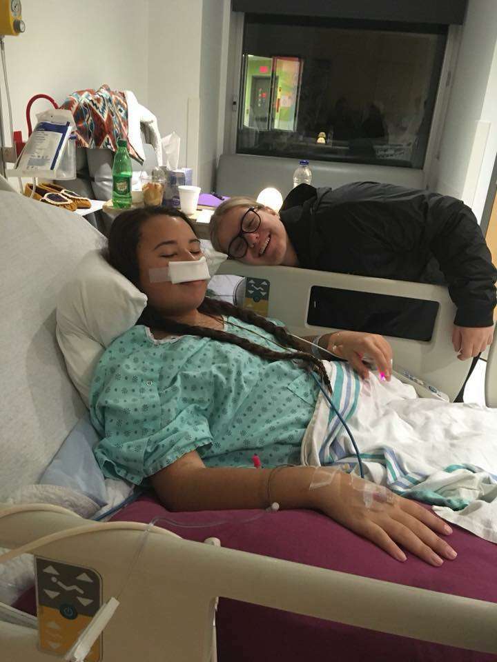 Tekahnekake and Marty Stacey are forever grateful for the support of cousin Stella McComber, and all those who burned tobacco and supported her during her successful surgery. (Courtesy Tekahnekake Stacey)